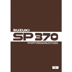 Suzuki SP370 Reparaturanleitung