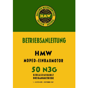 HMW Einbaumotor 50 N3G Betriebsanleitung