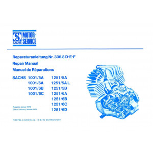 Sachs 1001 /5A/5A/6B/6C, 1251 /5A/5AL/5B/6A/6B/6C/6D Reparaturanleitung