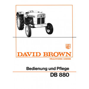 David Brown DB 880 Betriebsanleitung