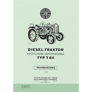 Steyr 84 Traktor Ersatzteilkatalog