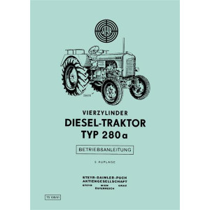 Steyr 280a Traktor Betriebsanleitung