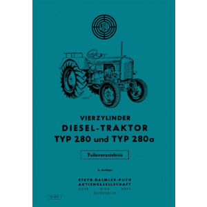 Steyr 280 und 280a Traktor Ersatzteilkatalog