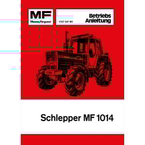 Massey-Ferguson MF1014 Betriebsanleitung