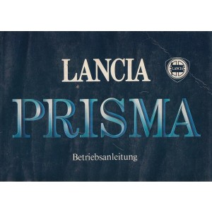 Lancia Prisma Betriebsanleitung