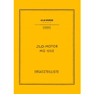 ILO Motor MG 125 E Ersatzteilliste