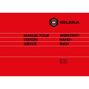 Gilera 125 TG 2 - 125 TG 3, Werkstatt-Handbuch
