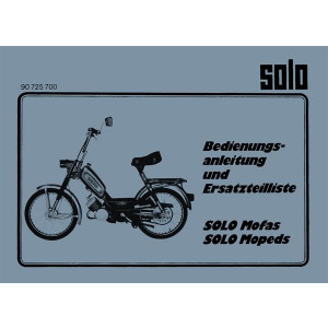 Solo 712 und 713 Bedienungsanleitung und Ersatzteilkatalog