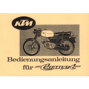 KTM Motorfahrzeugbau Comet mit Puch-Motor Betriebsanleitung