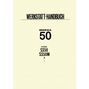 Honda SS50 SS50M Werkstatthandbuch