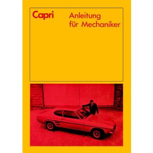 Ford Capri 1300 GT 1600/GT Anleitung für Mechaniker