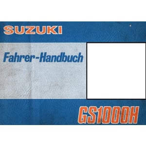 Suzuki GS1000H Betriebsanleitung