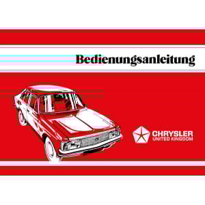 Chrysler 1300 und 1600 Sunbeam GLS Betriebsanleitung