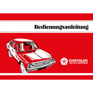 Chrysler 1300 und 1600 Sunbeam GLS Betriebsanleitung