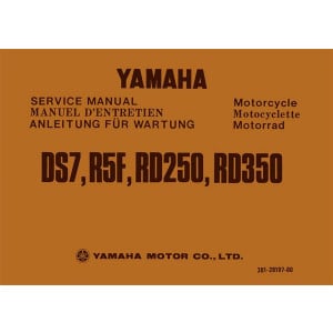 Yamaha DS 7, R5F, RD 250, RD 350 Reparaturanleitung