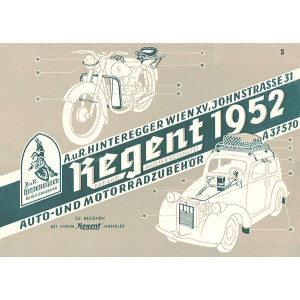 Regent Auto- und Motorradzubehör 1952 Prospekt