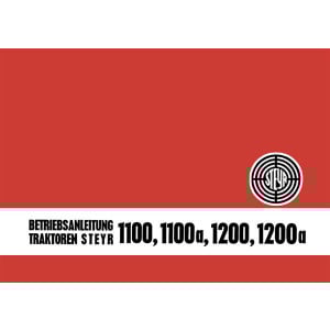 Steyr 1100 1100a 1200 1200a Traktor Betriebsanleitung