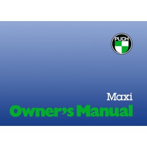 Puch Moped Maxi Owners Manual