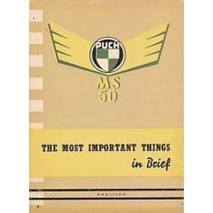Puch MS 50 Owners Manual