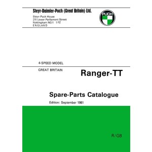 Puch Moped Ranger TT Spare-Parts-Catalog