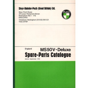 Puch Moped MS50V-Deluxe Spare Parts