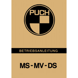 Puch MS VS DS, Betriebsanleitung
