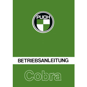 Puch Cobra 80 Kleinkraftrad Betriebsanleitung