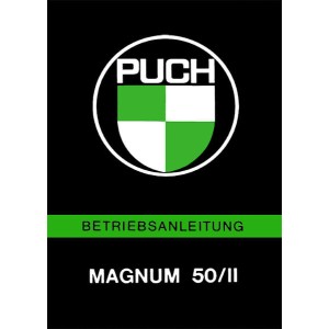 Puch Magnum 50/II, Betriebsanleitung