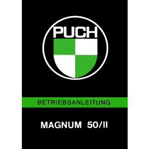 Puch Magnum 50/II, Betriebsanleitung