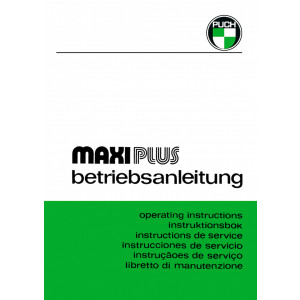 Puch Maxi Plus Betriebsanleitung