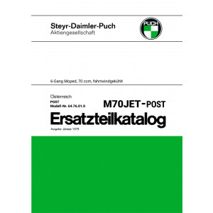 Puch M70 JET Ersatzteilkatalog