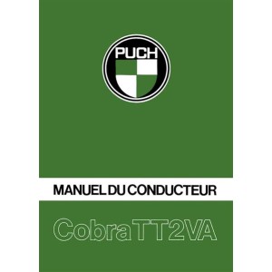 Puch Cobra TT 2VA, Manuel du Conducteur