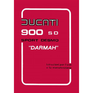 Ducati 900SD (Sport Desmo) Darmah Istruzioni per l'uso