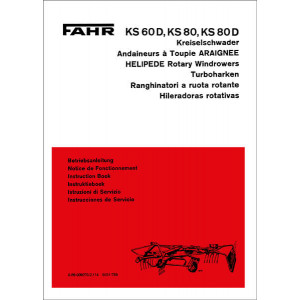 Fahr KS60D KS80 KS80D Betriebsanleitung