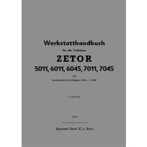 Zetor 5011, 6011, 6045, 7011, 7045 Werkstatthandbuch