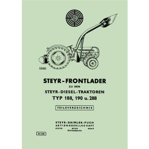 Steyr 188 190 288 Frontlader Ersatzteilkatalog