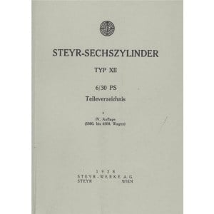 Steyr Typ 12 Ersatzteilkatalog