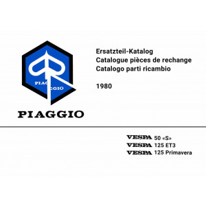 Vespa 50S 125ET3 125 Primavera Ersatzteilkatalog