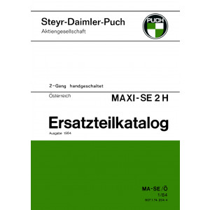 Puch Maxi SE 2 H, 2-Gang handgeschaltet, Ersatzteilkatalog