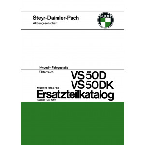 Puch VS 50 D, DK Fahrgestelle Ersatzteilkatalog