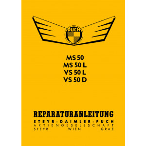 Puch MS50, MS50L, VS50L und VS50D Reparaturanleitung