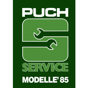 Puch Service-Modelle 1985 Werkstattdaten