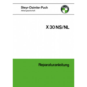 Puch X30 NS/NL 2-Gang Z50 Motor Reparaturanleitung