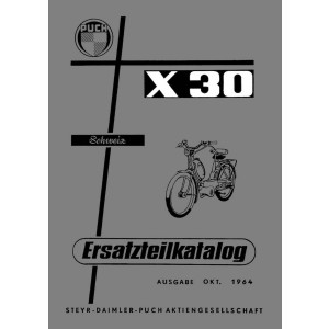 Puch X30 (Ausführung für die Schweiz) Ersatzteilkatalog