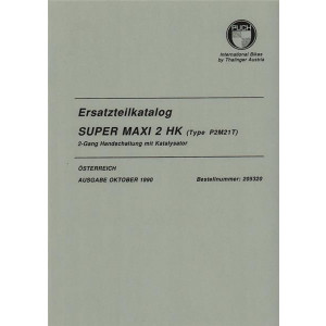 Puch Super Maxi 2HK (P2M21T) ab 1990, Ersatzteilkatalog
