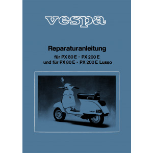 Vespa PX 80 E, PX 200 E, PX 200 E Lusso Reparaturanleitung