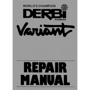 Derbi Variant, Repair Manual