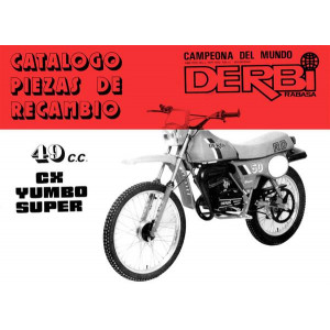 Derbi CX Yumbo Super 49 ccm, Catalogo piezas de recambio