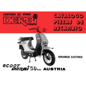 Derbi Scoot Austria, 50 ccm, Catalogo piezas de recambio