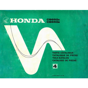 Honda CB650Z CB650B Teilekatalog